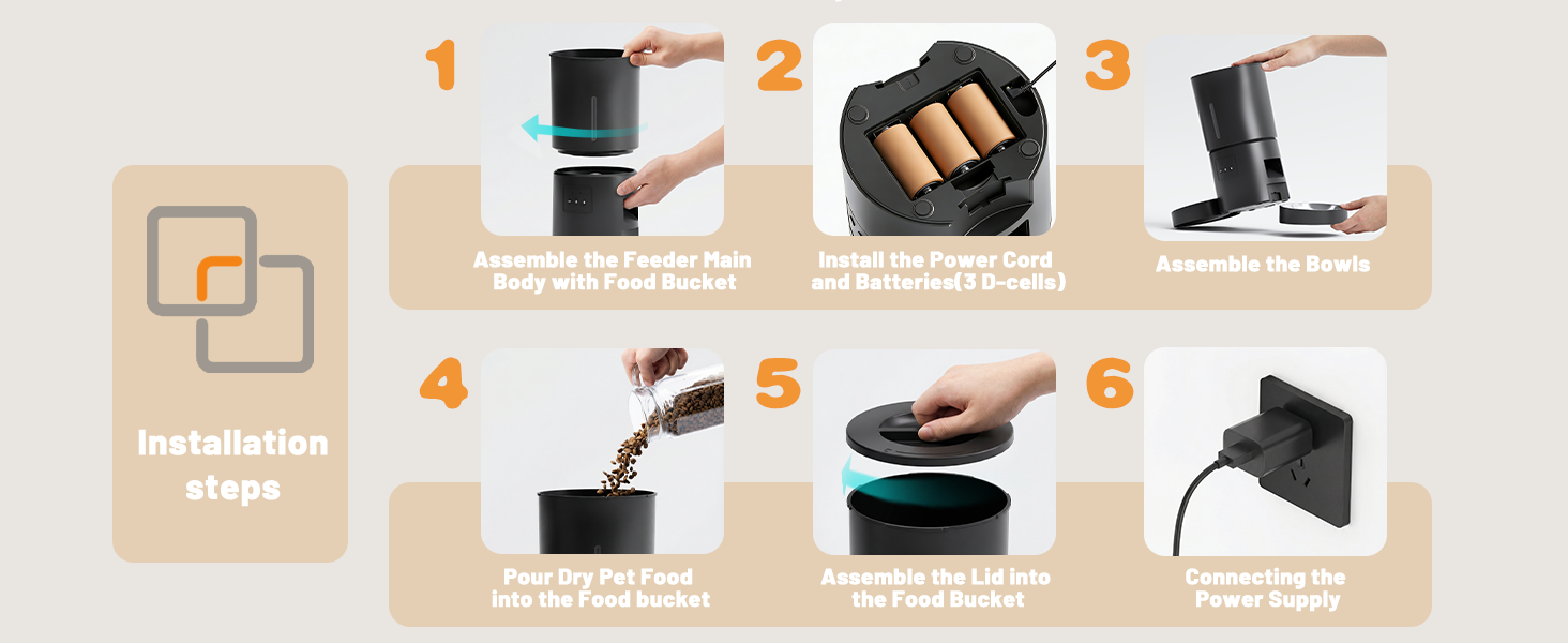 automatic cat feeder for 2