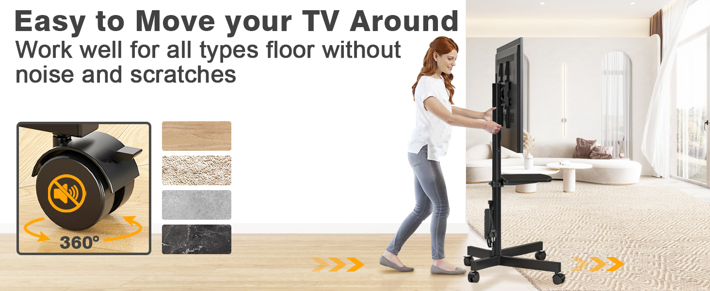mobile tv stand