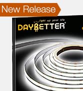 DAYBETTER COB LED Strip Lights, Tunable White(2700K-6500K) COB LED Lights with 3040 LEDs, RF Remo...