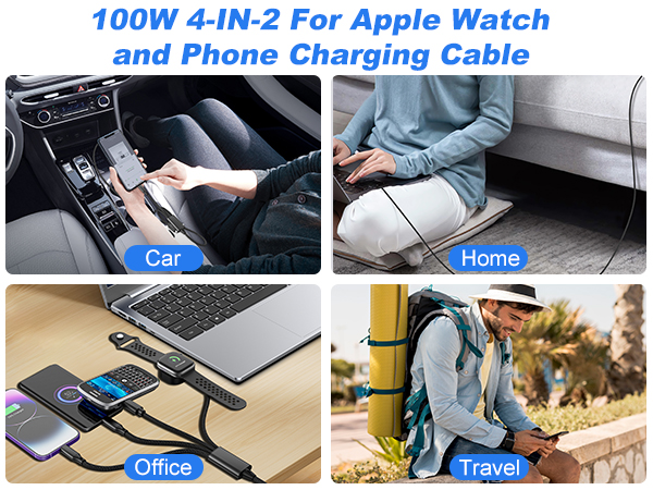 multi charging cable 4ft