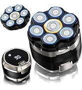 Head Shavers for Bald Men – Yinicare 7D Rotary Head Shaver for Smooth Bald Shaving, Wet &amp; Dry, IP...