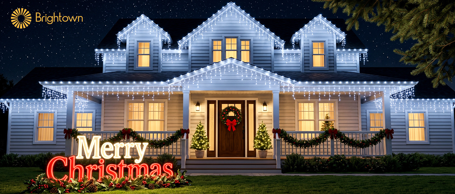 Icicle Christmas Lights Outdoor