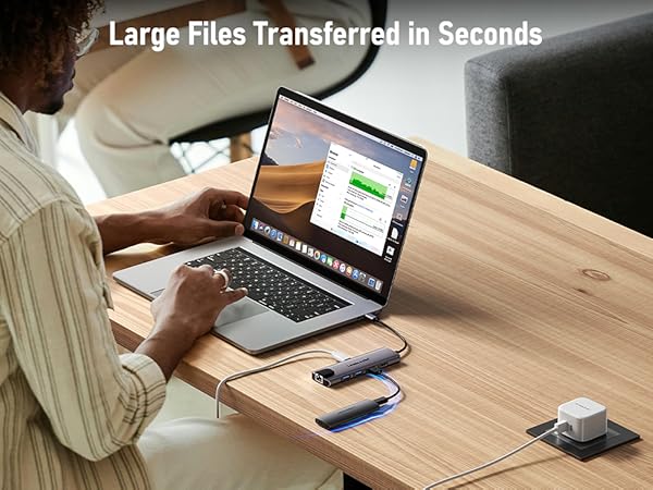 Large files transferred in seconds