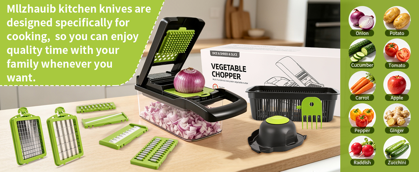 vegetable chopper with container