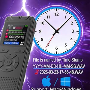 File is named by Time Stamp