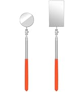 2Pcs Telescoping Inspection Mirror, Flexible Retractable Automotive Extension Mirror Pickup Tools...