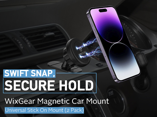 B0773F8S74 WixGear Magnetic Car Mount