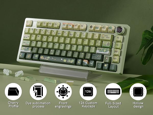 Keymatic X Womier Frog Keycap Set