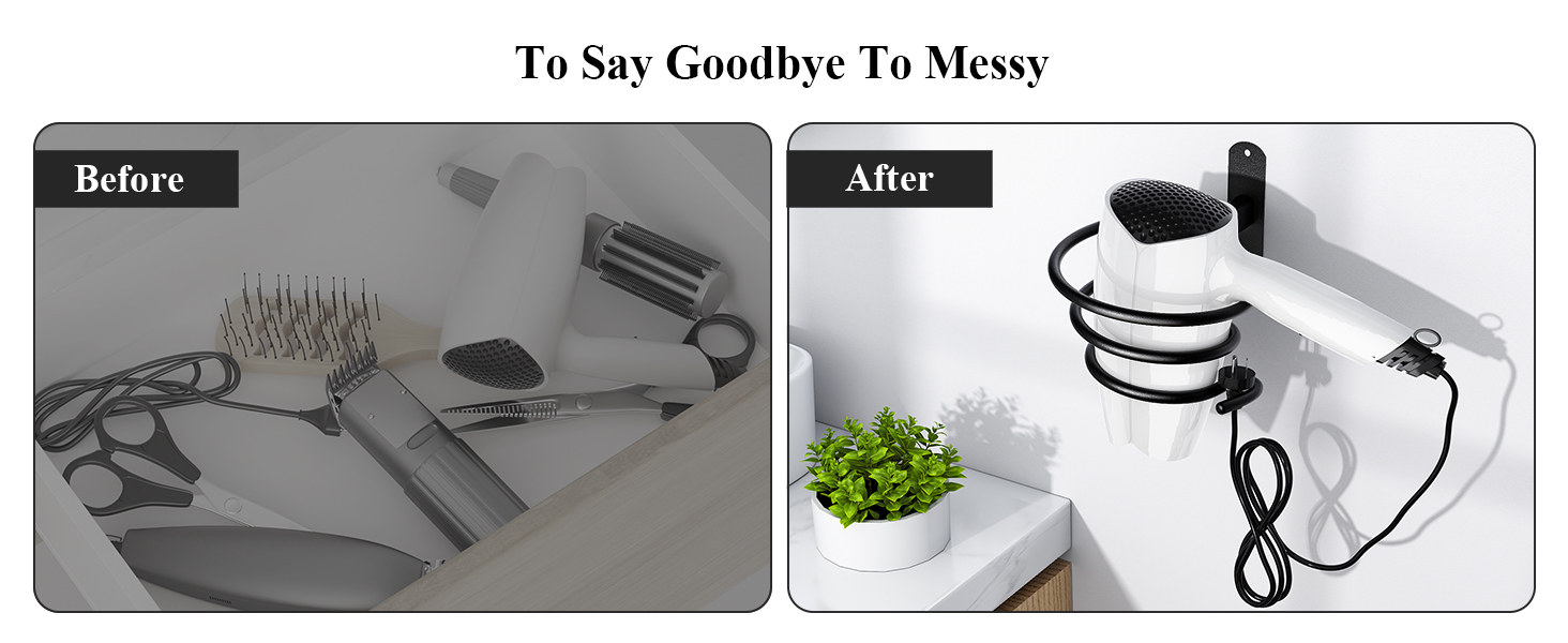 Tindbea Hair Dryer Holder
