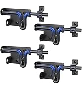 TRIPLE DEER Heavy Duty Slide Bolt Gate Latch, Sliding Bolt Door Lock with Padlock Hole, Slide Bol...