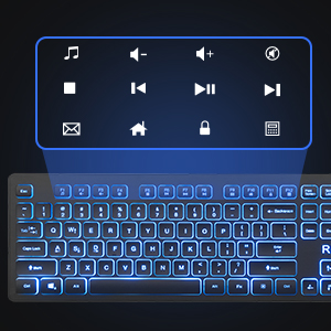 Multimedia function shortcut keys 