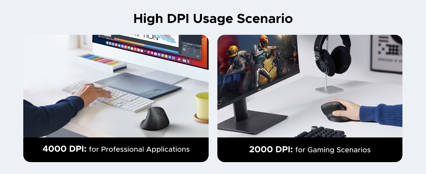 UGREEN Vertical Ergonomic Mouse