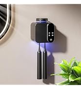 Multi-Function Toothbrush Holder, Electric Toothbrush Holders with 1 Cup 2 Brush Slots, Wall-Moun...