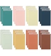 Hooqict 24 Pack Pocket Notebook Small Spiral Notepad Mini Journal Notebooks Colorful Pocket Notep...