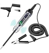 Upgraded 3-72V Buzzer Automotive Test Light, Heavy Duty Digital LED Circuit Tester with Voltmeter...