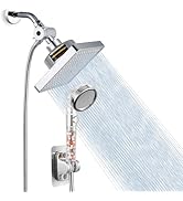Nuodan Filtered Shower Head with Handheld Combo, High Pressure Rain Showerhead Filter for Remove ...
