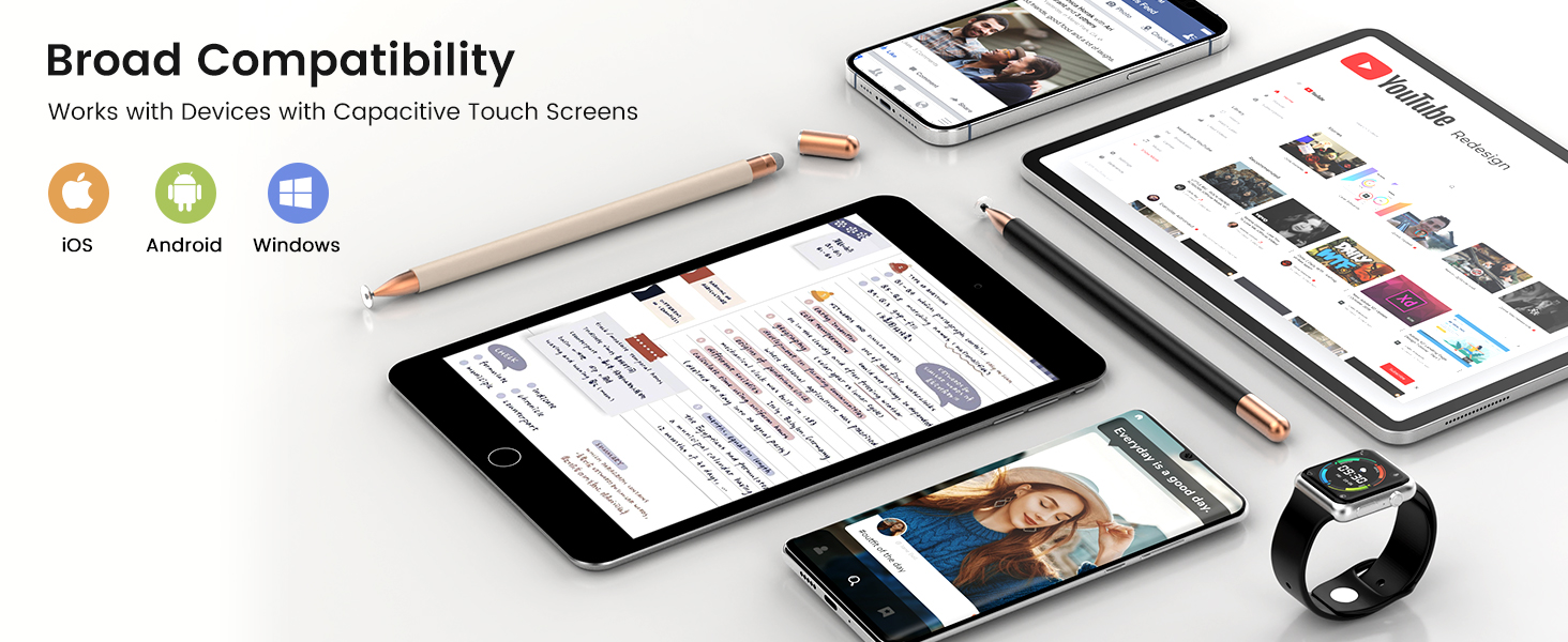Broad compatible for all touchscreens