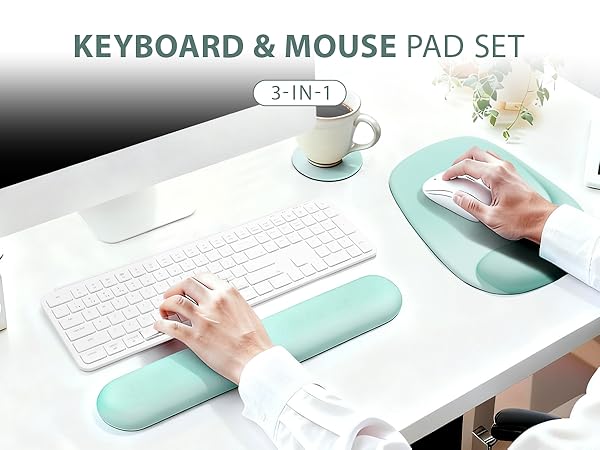 mouse pad with wrist support
