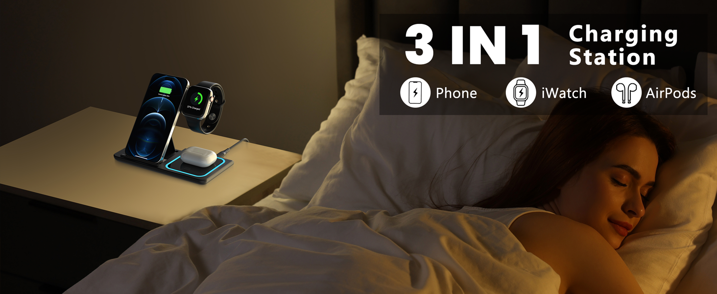 3 in 1 charging station apple