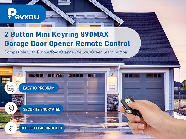 Garage Door Remote Keychain 893max