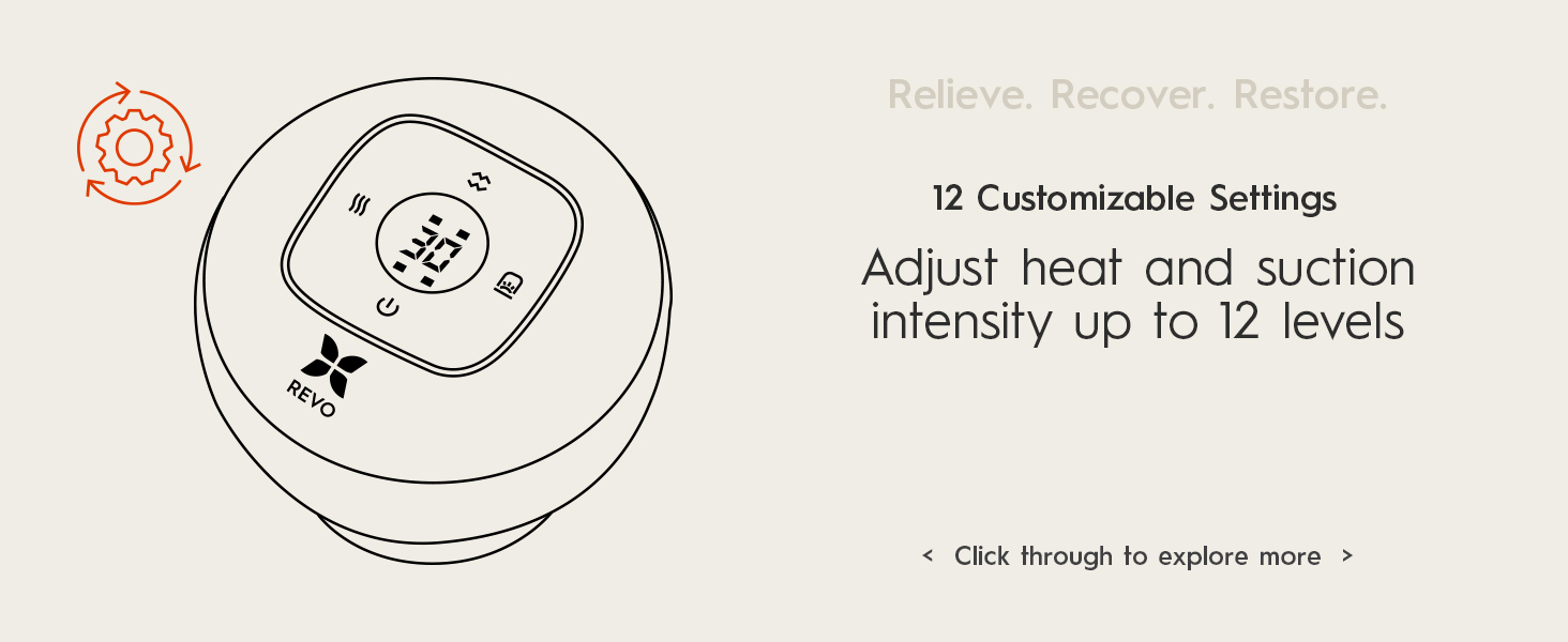adjustable cupping massage settings