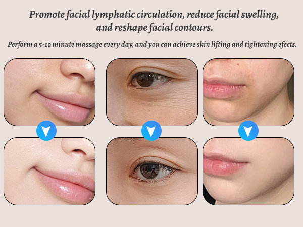 inia flare microcurrent facial device red light face massager tool lymphatic drainage brush