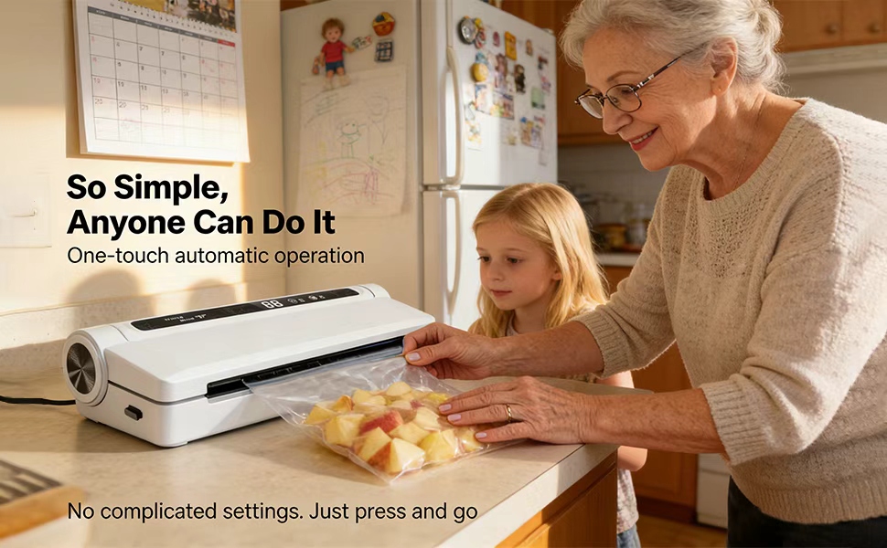 So Simple,Anyone Can Do ItOne-touch automatic operation No complicated settings. Just press and go