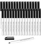 Permanent Marker,Shuttle Art 30 Pack Ultra Fine Point Black Permanent Marker set, Works on Plasti...