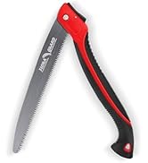 FLORA GUARD 12-Inch Folding Saw, Heavy Duty Hand Saw with Multi-Level Razer Teeth for Wood Cuttin...