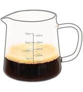 TIWPAJS Espresso Cups12OZ, Espresso Accessories, Expresso Shots Cup, Heat-resistant Glass Measuri...