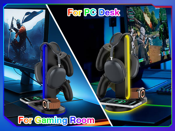 Gaming Gift Headset Holder Controller Stand