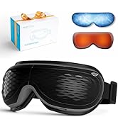 ALLJOY Eye Massager with Heat and Cooling, Lightweight Eye Massager with Removable Gel Mask, Birt...