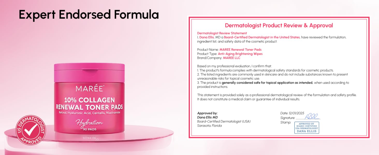 collagen toner pads