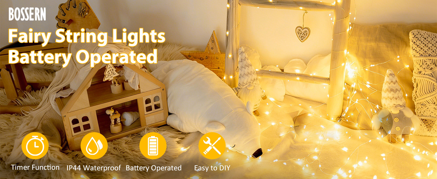 Fairy Lights Battery Operated with Timer