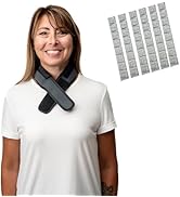 FlexiFreeze Cooling Collar - Neck Cooling Ice Wrap for People, Charcoal and FlexiFreeze Cooling C...