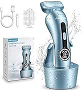 Akunbem Electric Razors for Women for Legs Bikini Trimmer Electric Shaver for Women Underarm Publ...