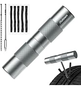 AUTOWN Compact Tire Repair Kit with Plugs Fix Punctures &amp; Plug Flats with Ease - Capsule Style Fl...