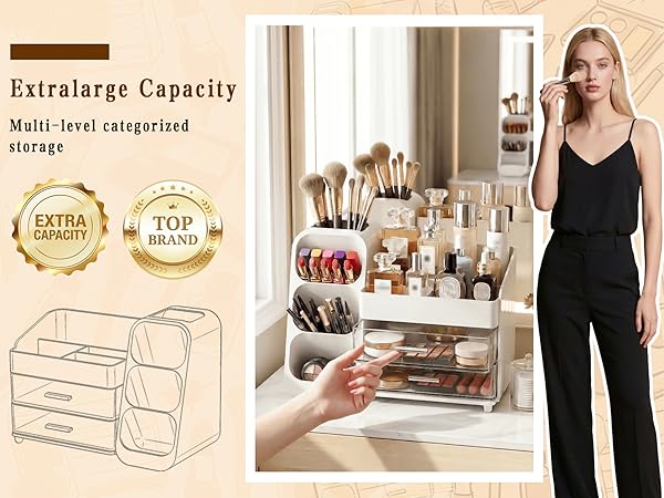 makeup organizer