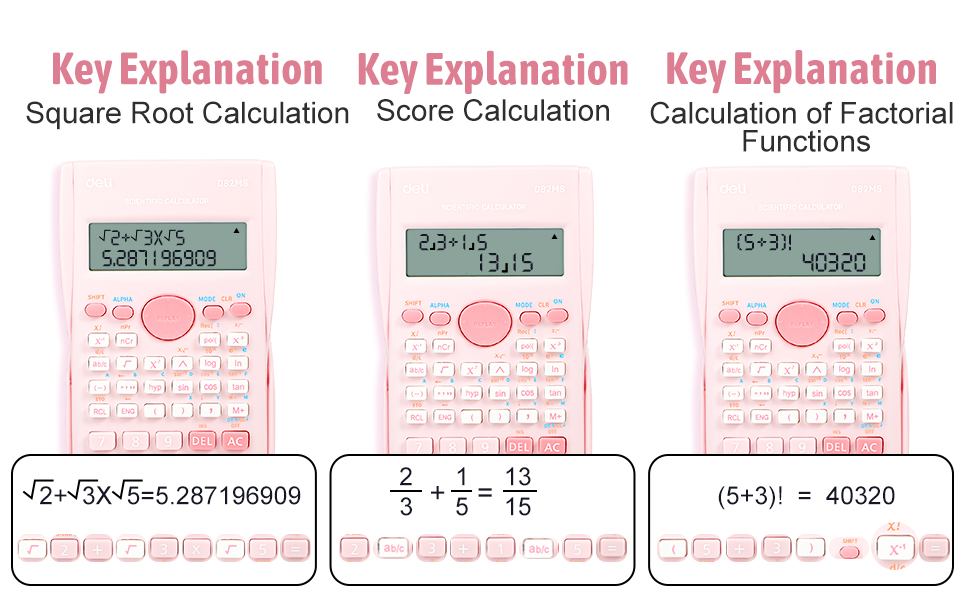 pink calculator scientific