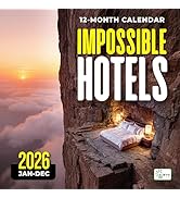 2026 Wall Calendar, Nature Travel Calendar 12 Month Planner - Big Large Wall Calendar for Office,...