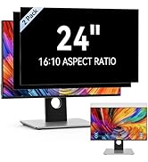 [2-Pack] 24 Inch Computer Privacy Screen Filter for 16:10 Widescreen Monitor, Removable Eye Prote...