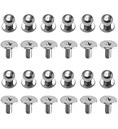 RiseDirectly 12pcs Mini Knobs 0.35 x 0.34 inch Mini Drawer Knobs Round Alloy Knob Handles with Ir...
