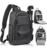 TAAOKA Camera Sling Bag for Photographer– Waterproof Crossbody Camera Bag with Fast Access Pocket...