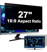 [2 Pack] Computer Privacy Screen 27 Inch for 16:9 Widescreen Monitor, Removable Eye Protection An...