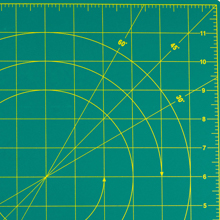 the green square screen with yellow lines