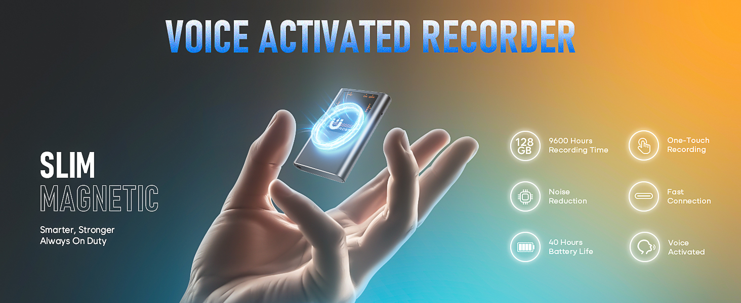 Magnetic Voice Activated Recorder
