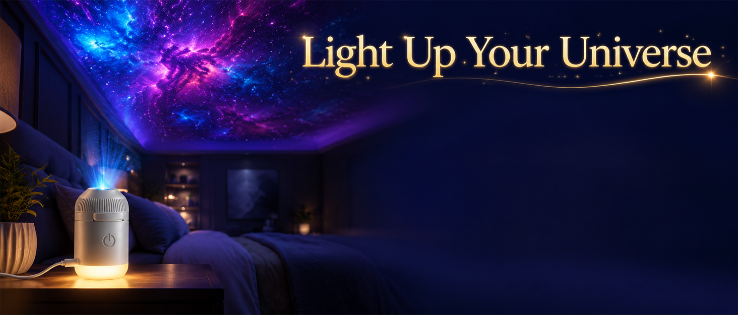Galaxy Projector Star Sunset Lamp Space Night Light for Bedroom Aurora Planetarium