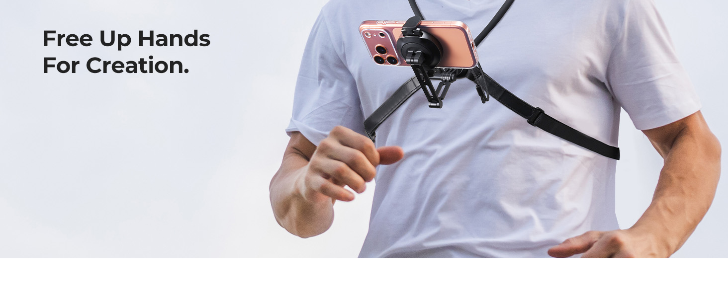 neck mount phone holder