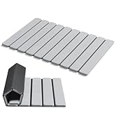 AWW Foldable Stone Bath Mat, Quick Dry Diatomaceous Earth Bath Mat with Non-Slip Mat, Super Absor...
