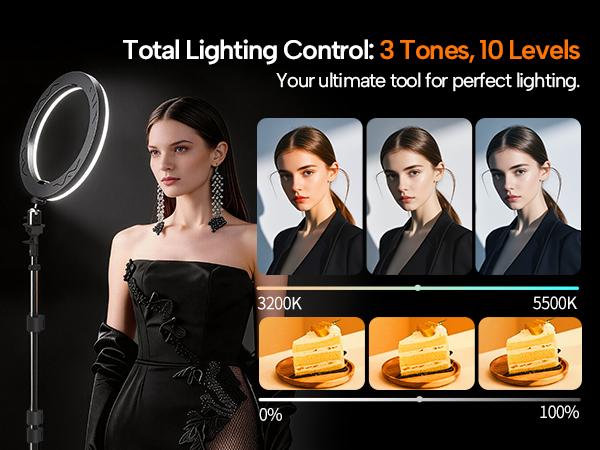 ring light with stand